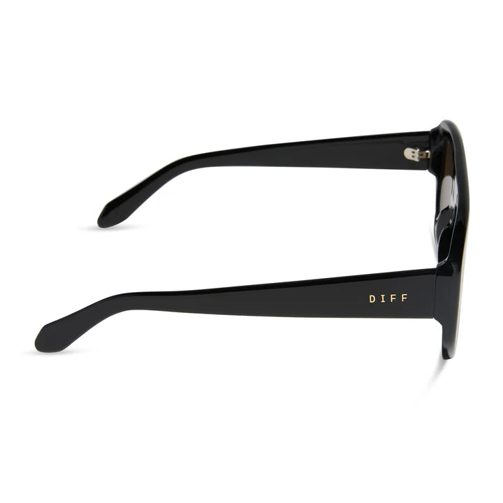 Black sunglasses with &
