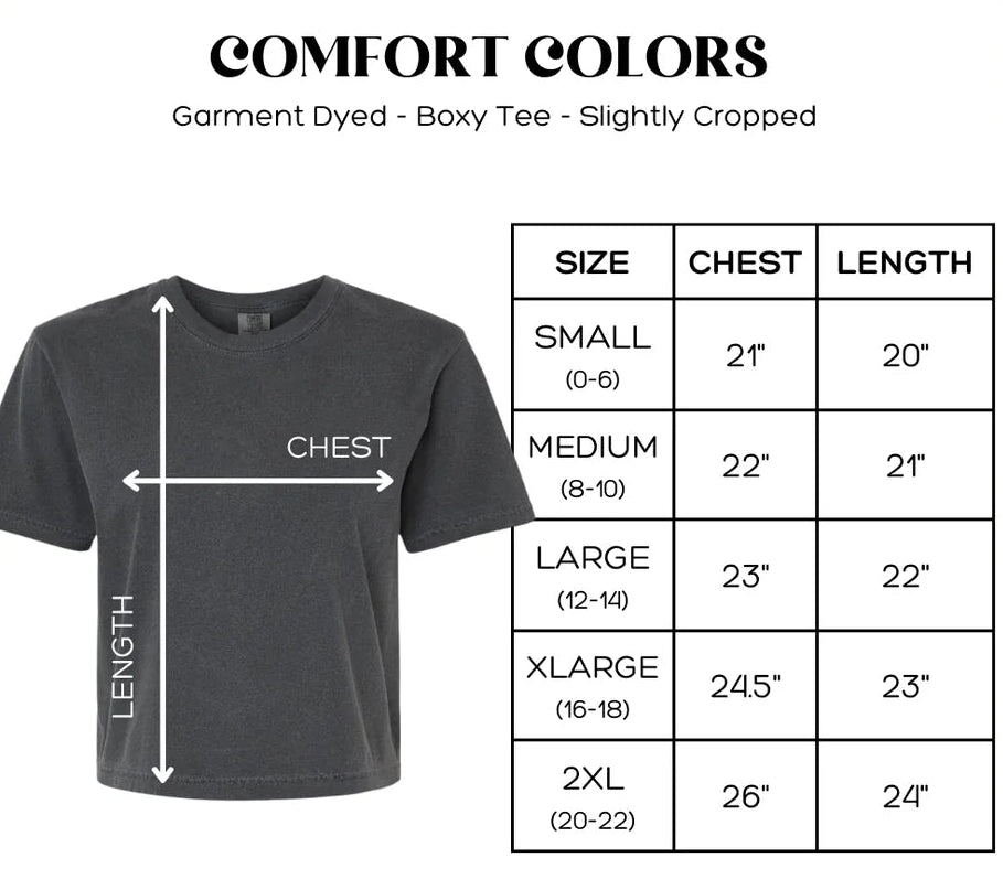 sizing guide for tshirt
