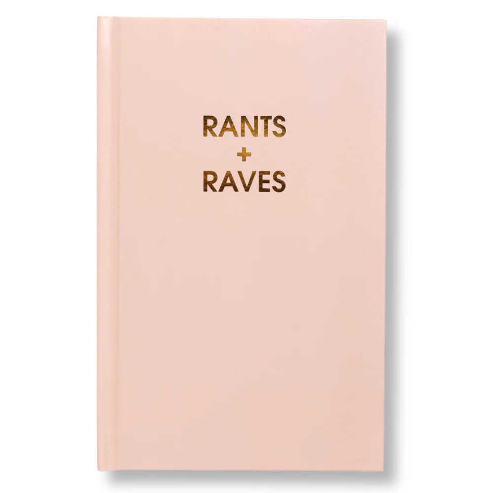 orange journal on white background