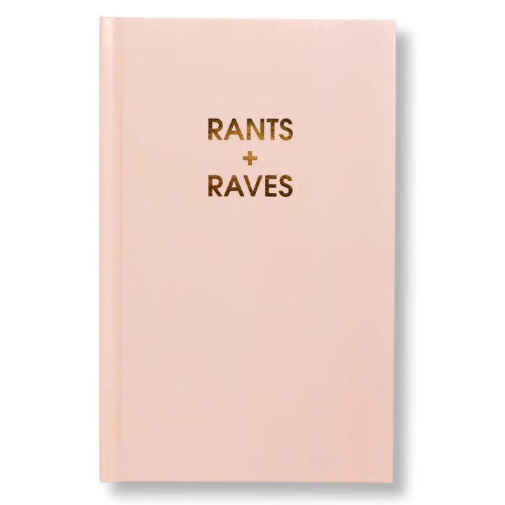 orange journal on white background