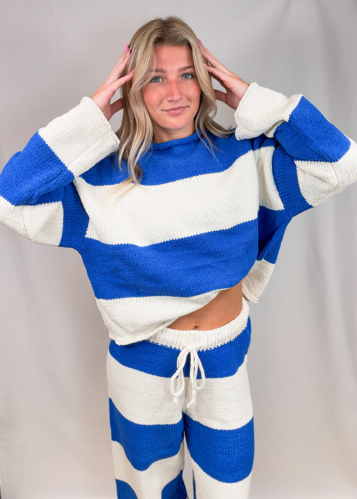 Riviera Rugby Stripe Knit Set