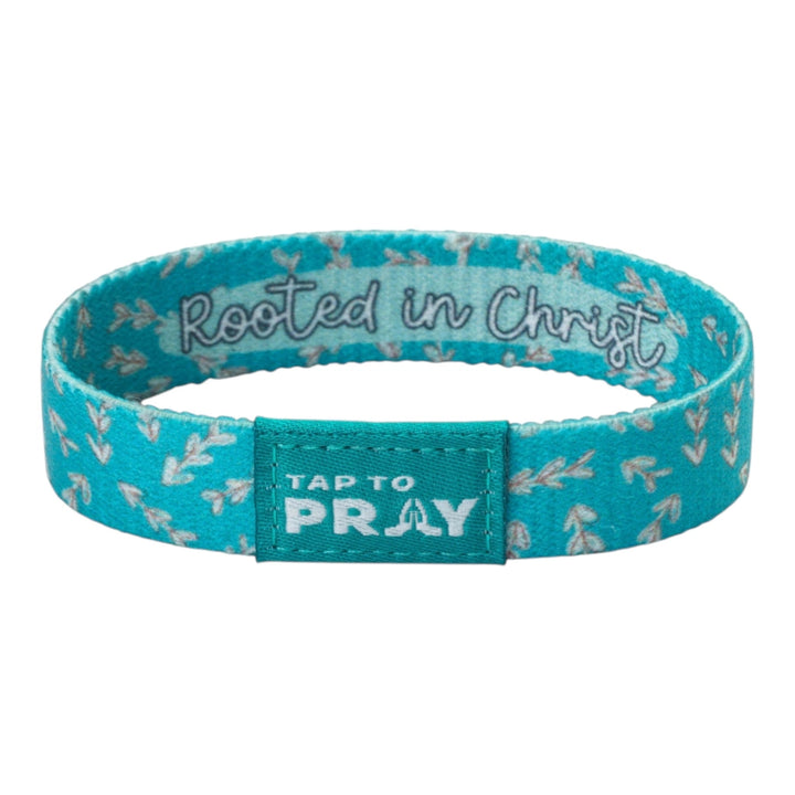 Teal wristband with &