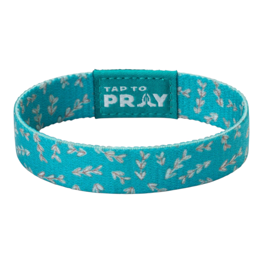 Teal bracelet with &