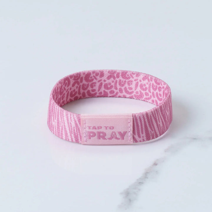 Pink wristband with &