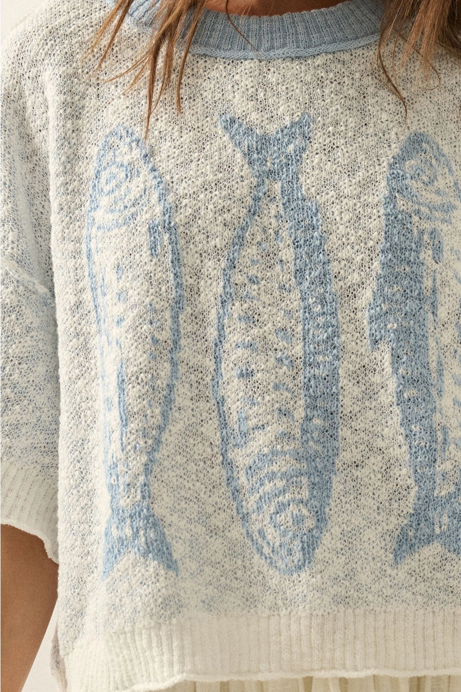 Sardinia Sky Oversized Knit