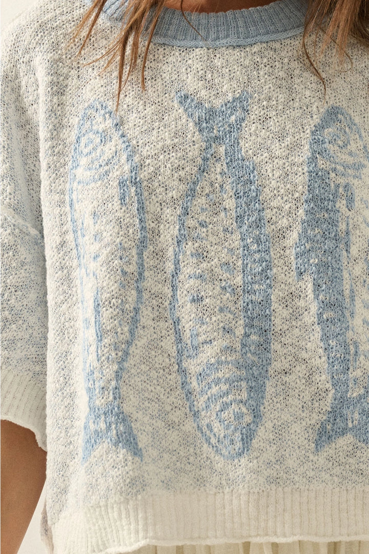 Sardinia Sky Oversized Knit