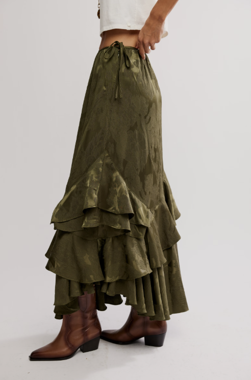 Free People Autumn Promenade Maxi Skirt