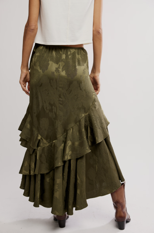 Free People Autumn Promenade Maxi Skirt