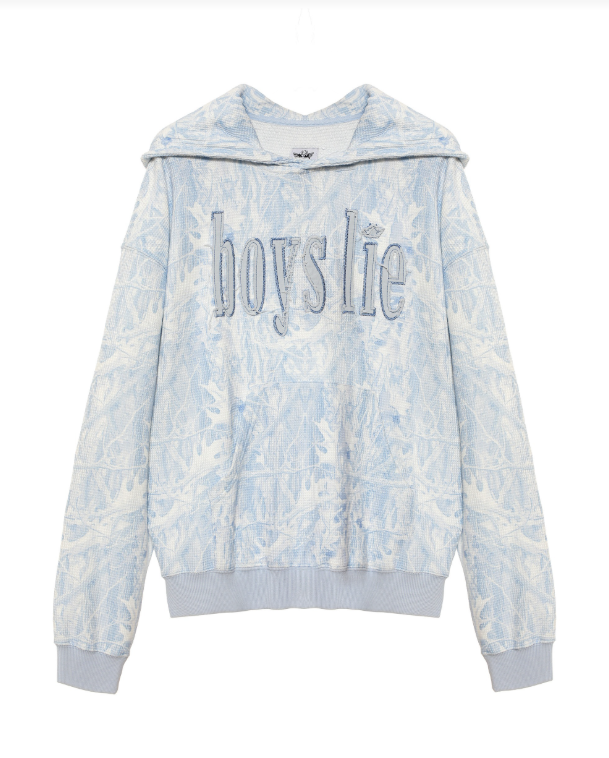 Boys Lie Blue Manhunt Racer Hoodie