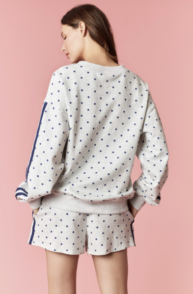 Liberty &amp; Lounging Polka Dot Pullover