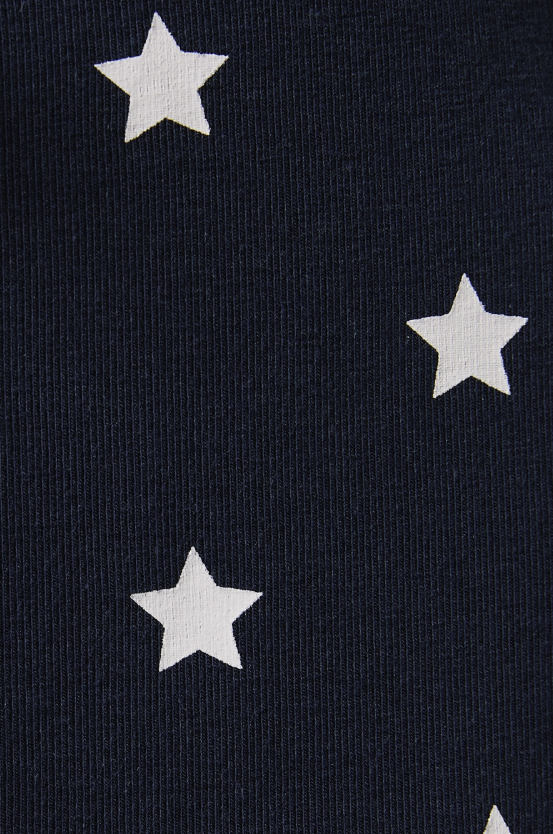 Navy fabric with white star pattern