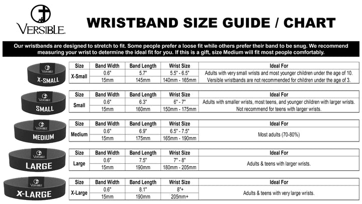 Versible Size Guide