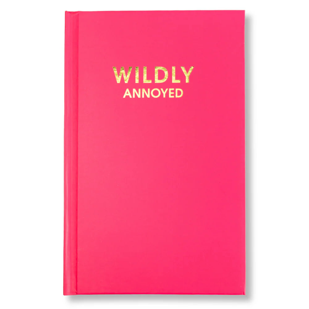 Bright Pink Journal on white background