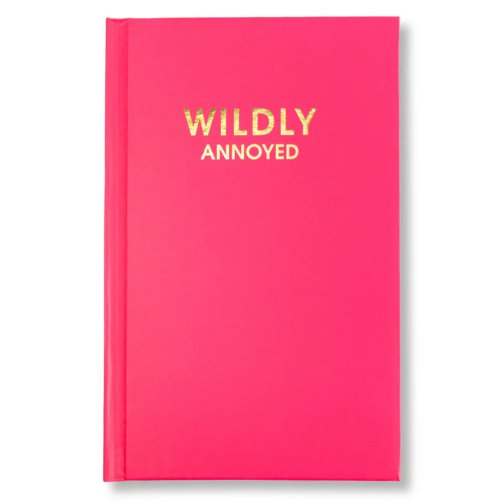 Bright Pink Journal on white background
