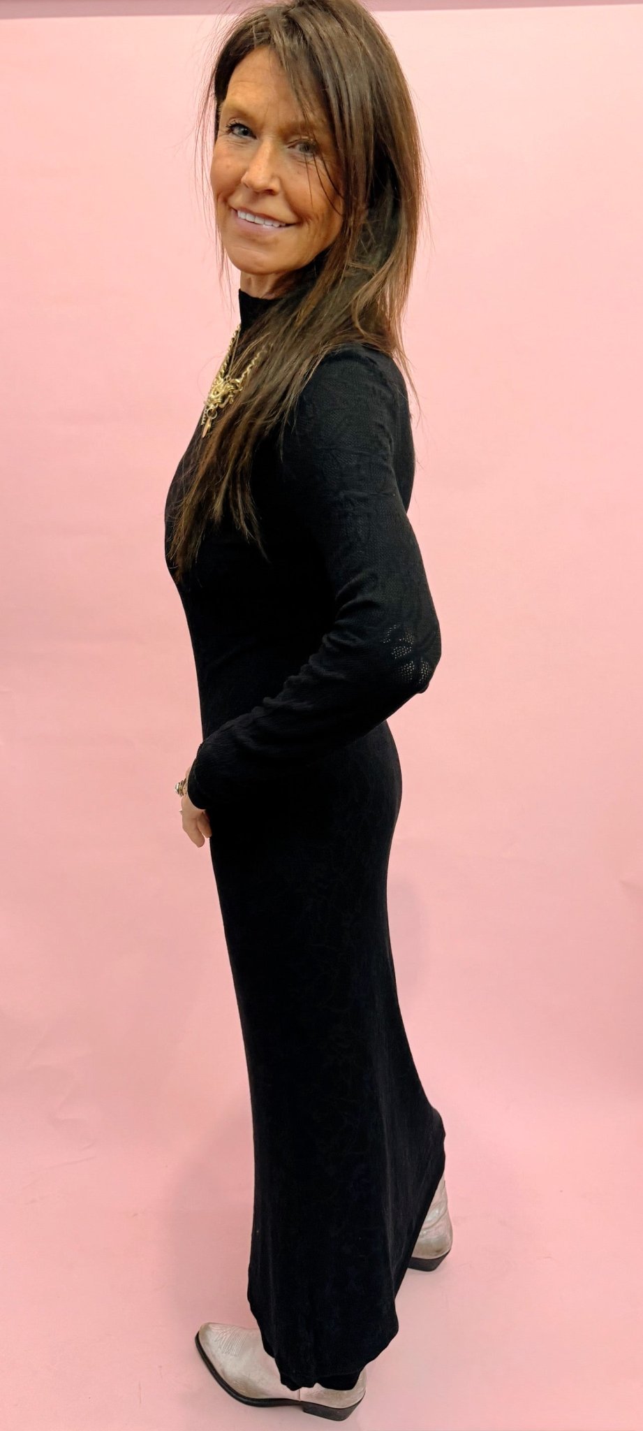 Aden Mesh Sweater Dress - eloise boutique