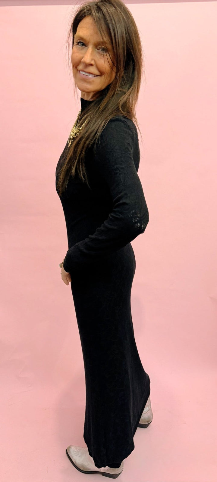 Aden Mesh Sweater Dress - eloise boutique