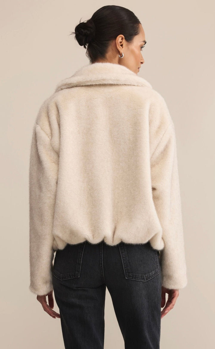 Amethyst Faux Fur Jacket - eloise boutique