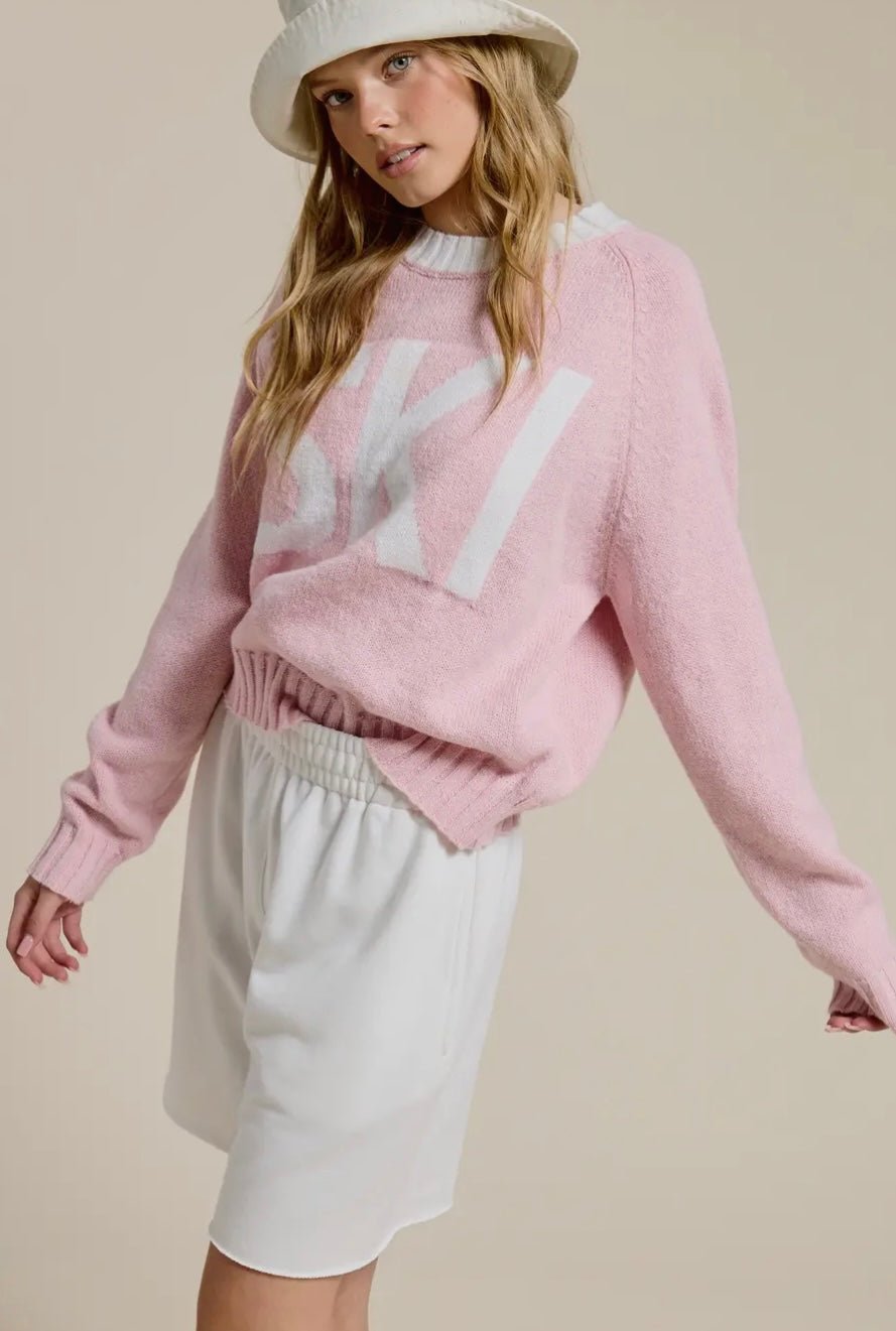Baby Pink SKI Sweater - eloise boutique