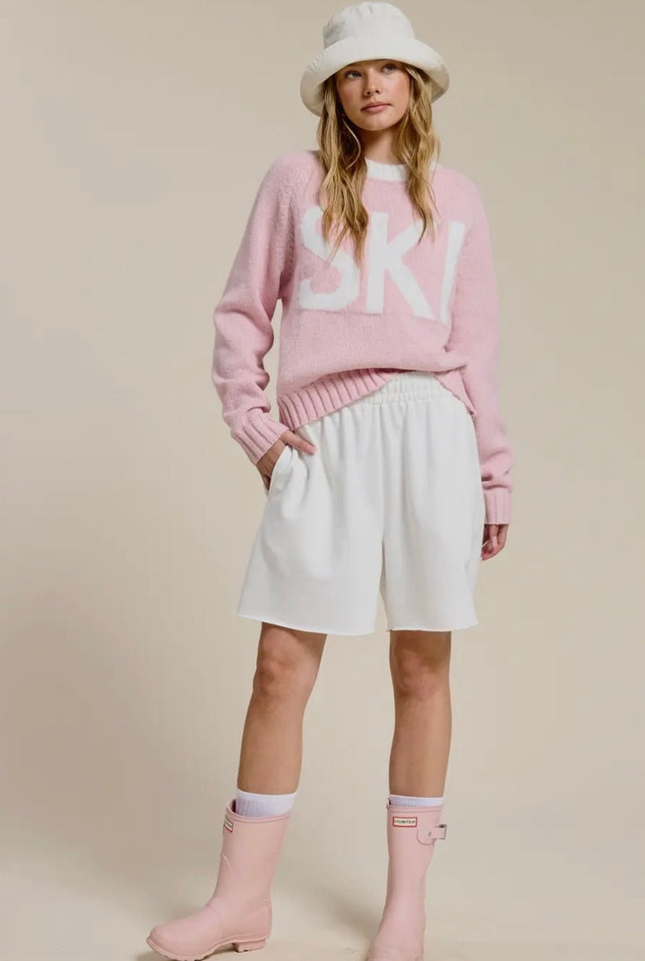 Baby Pink SKI Sweater - eloise boutique