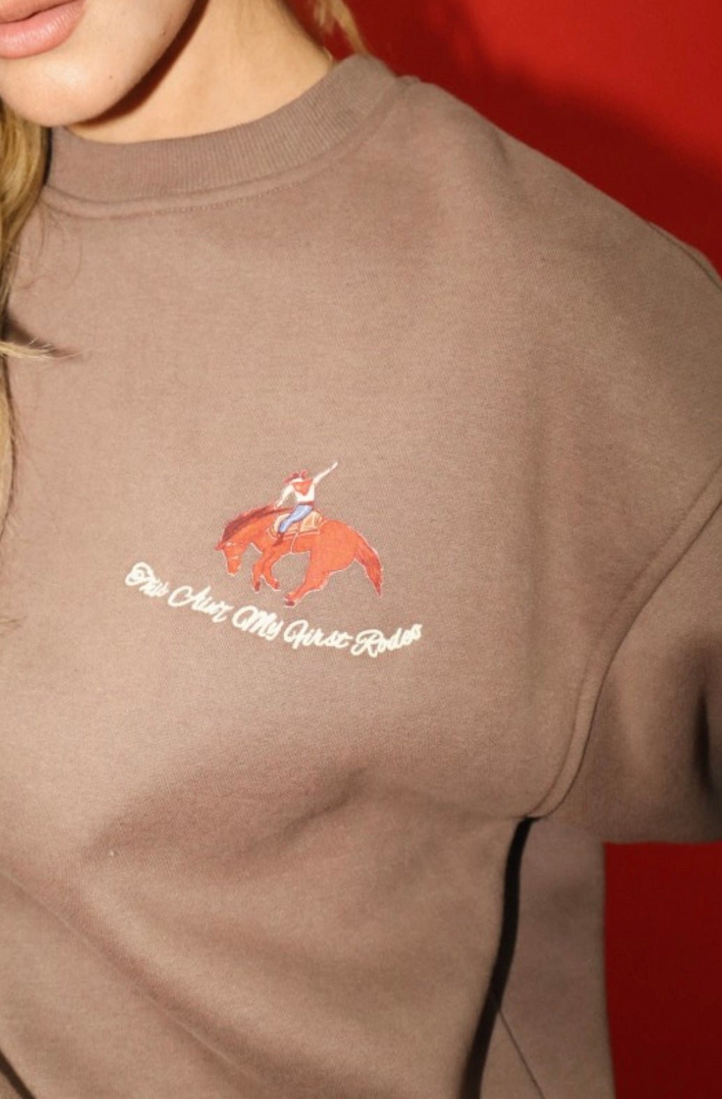 Bailey Rose Cowboy Graphic Sweatshirt - eloise boutique