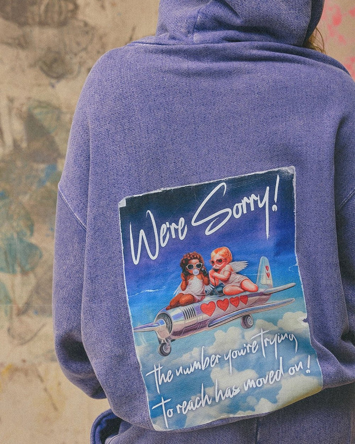 Boys Lie 1 - 800 DISCONNECTED Racer Hoodie - eloise boutique