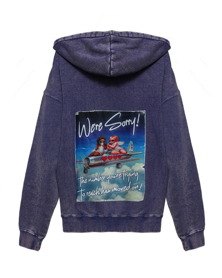 Boys Lie 1 - 800 DISCONNECTED Racer Hoodie - eloise boutique