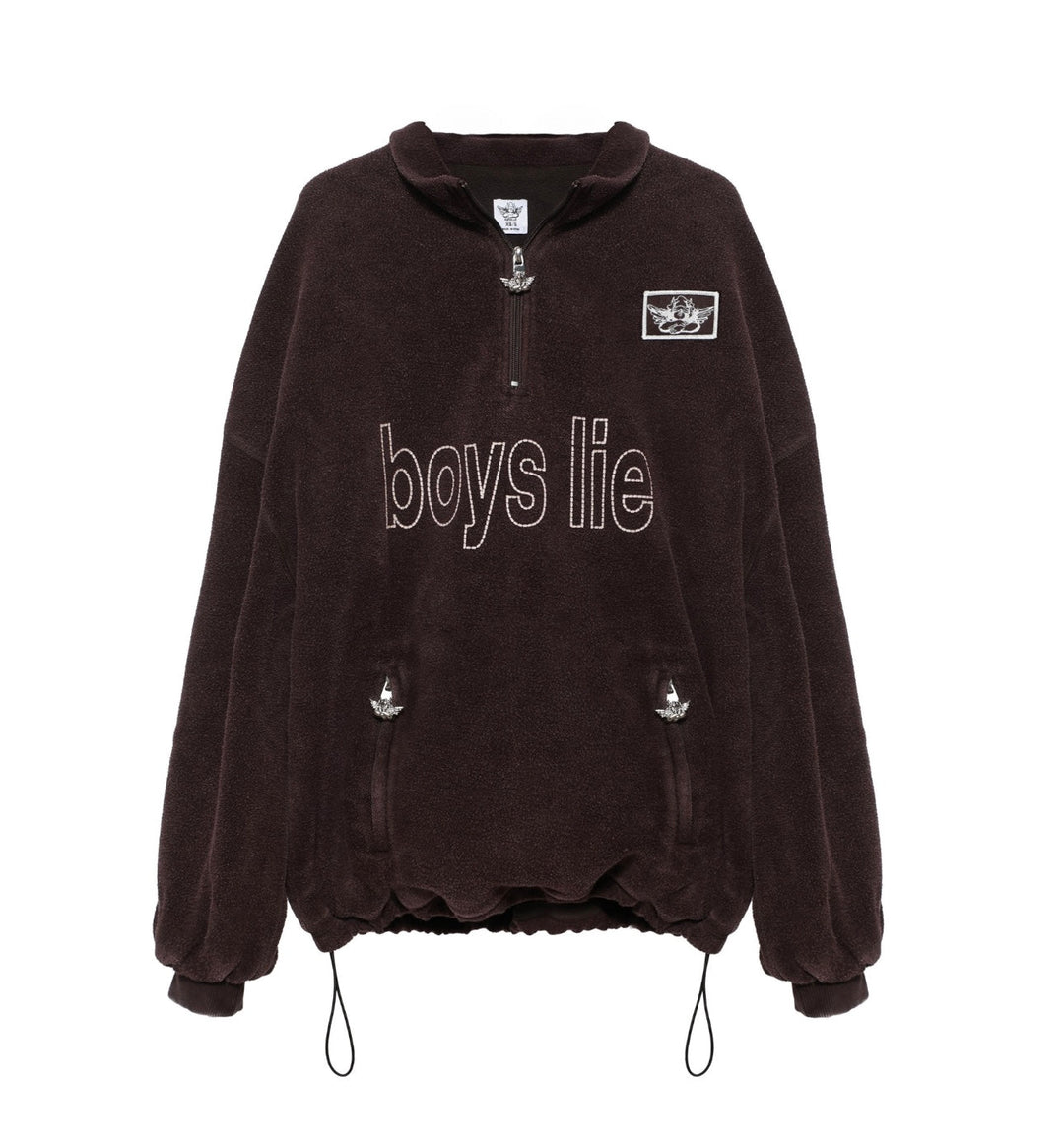 Boys Lie BFFAE Half Zip A1 Crewneck - eloise boutique