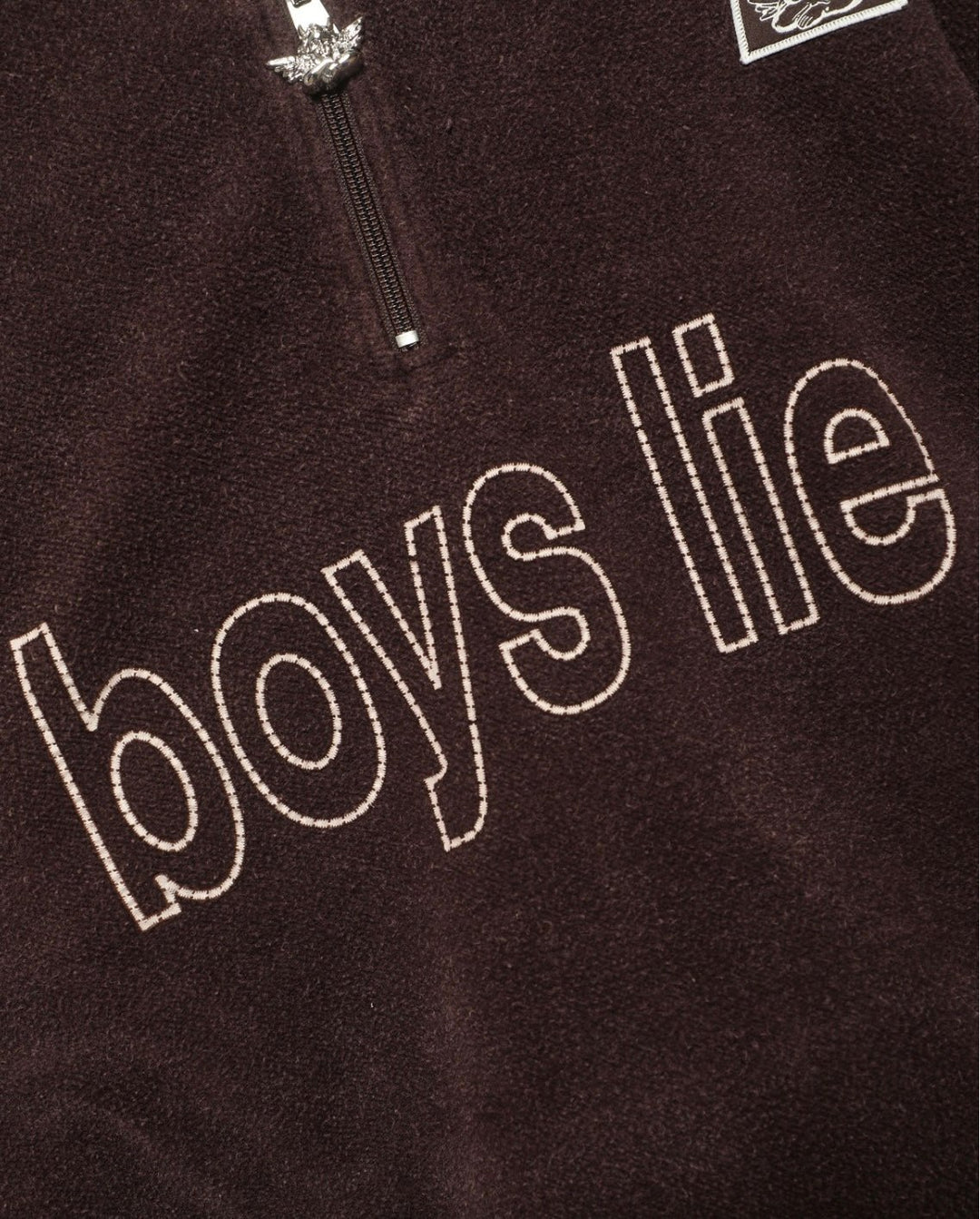 Boys Lie BFFAE Half Zip A1 Crewneck - eloise boutique