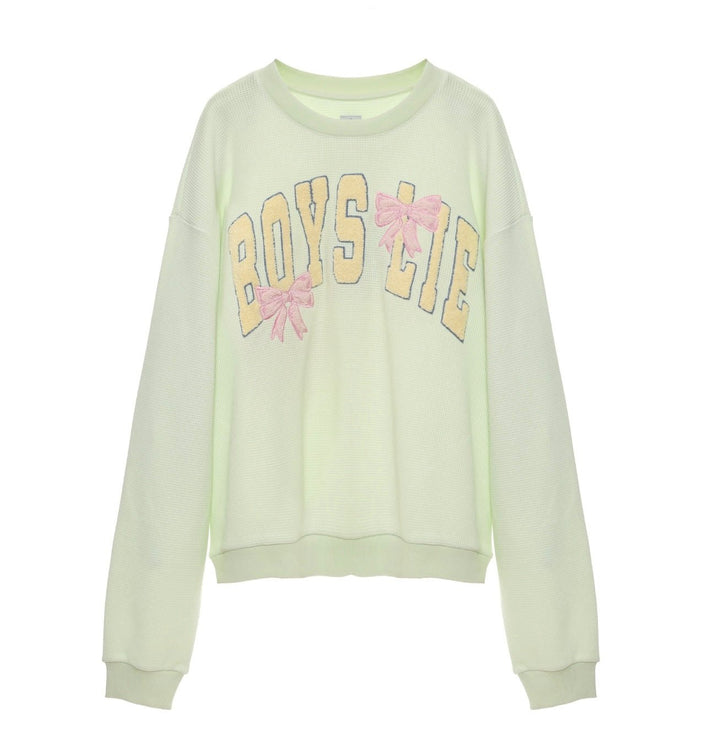 Boys Lie Bows Kara Crewneck - eloise boutique