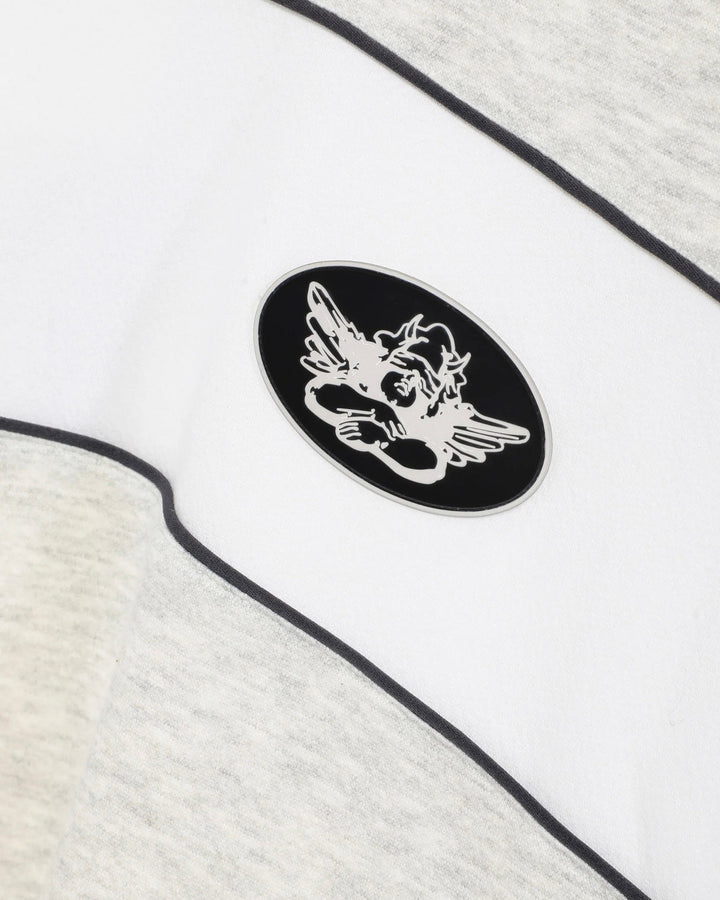 Boys Lie First Pick Heathered Paneled Kara Crewneck - eloise boutique