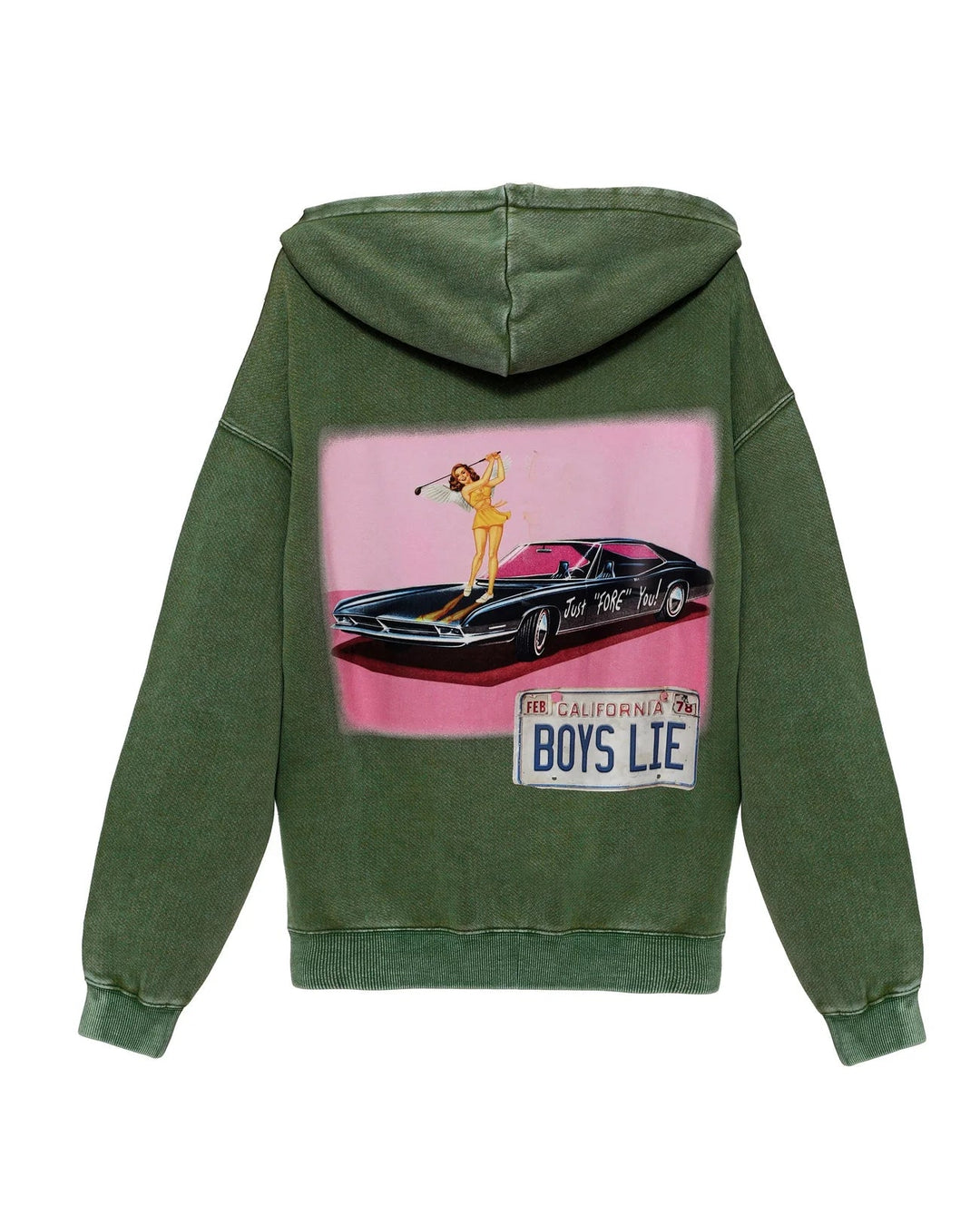Boys Lie Just Fore You Racer Hoodie - eloise boutique