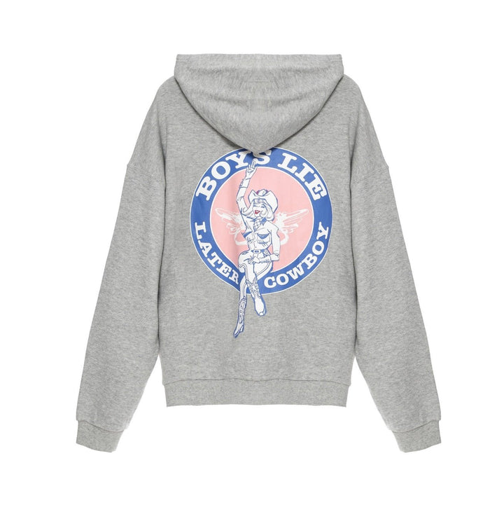 Boys Lie Later Cowboy Harley Zip Hoodie - eloise boutique