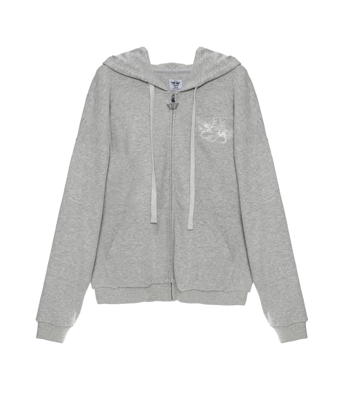 Boys Lie Later Cowboy Harley Zip Hoodie - eloise boutique