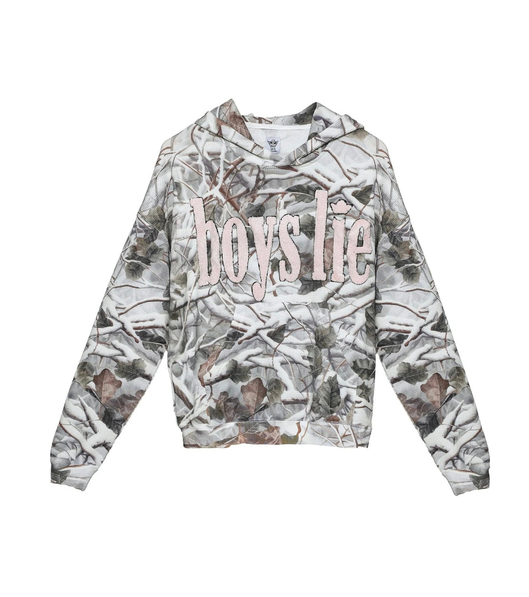 Boys Lie Rose Colored Glasses Racer Hoodie - eloise boutique