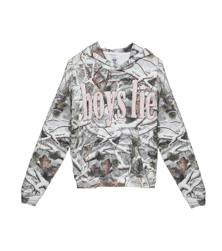 Boys Lie Rose Colored Glasses Racer Hoodie - eloise boutique