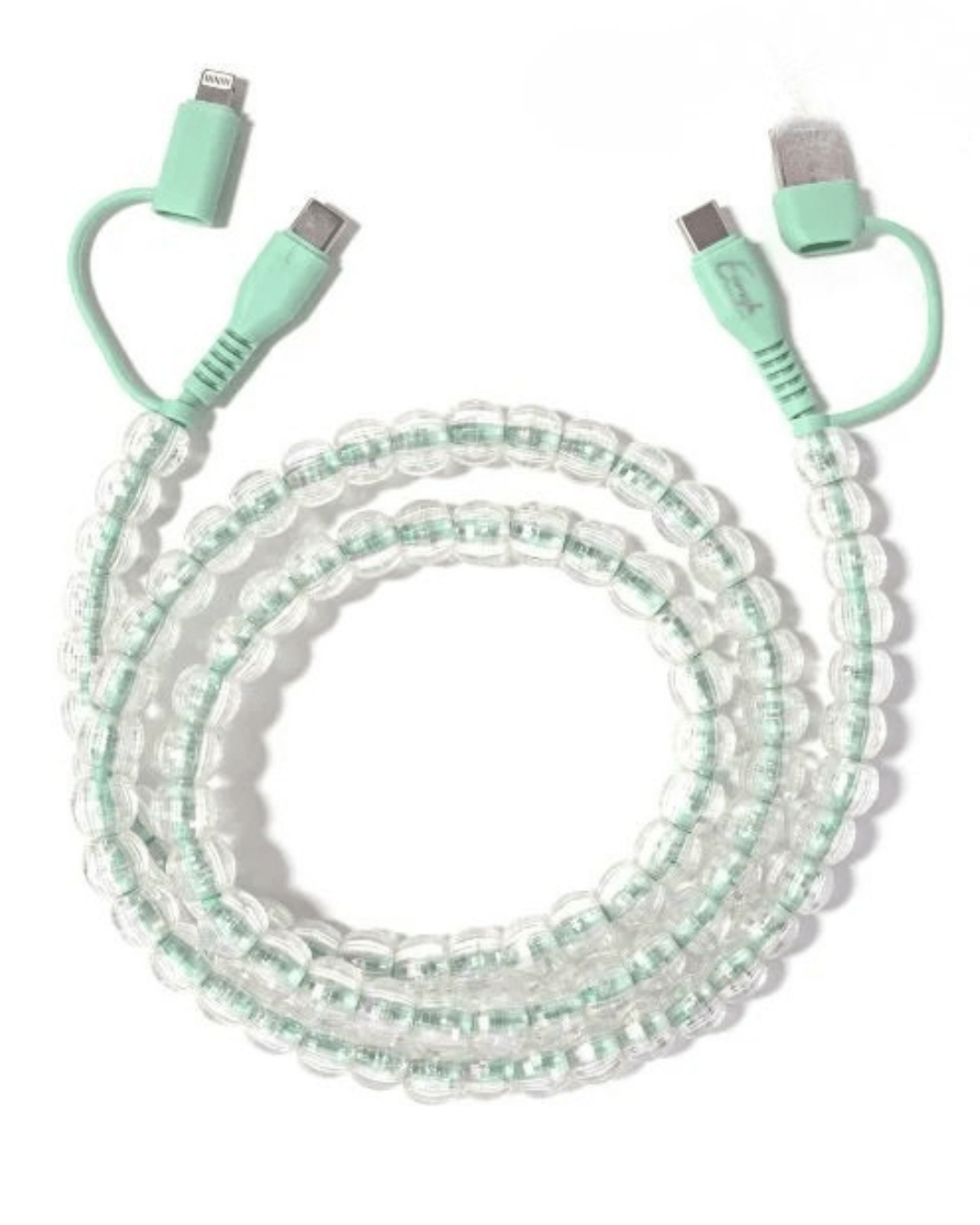 Bubbles Mint 6.6ft Charging Cable - eloise boutique