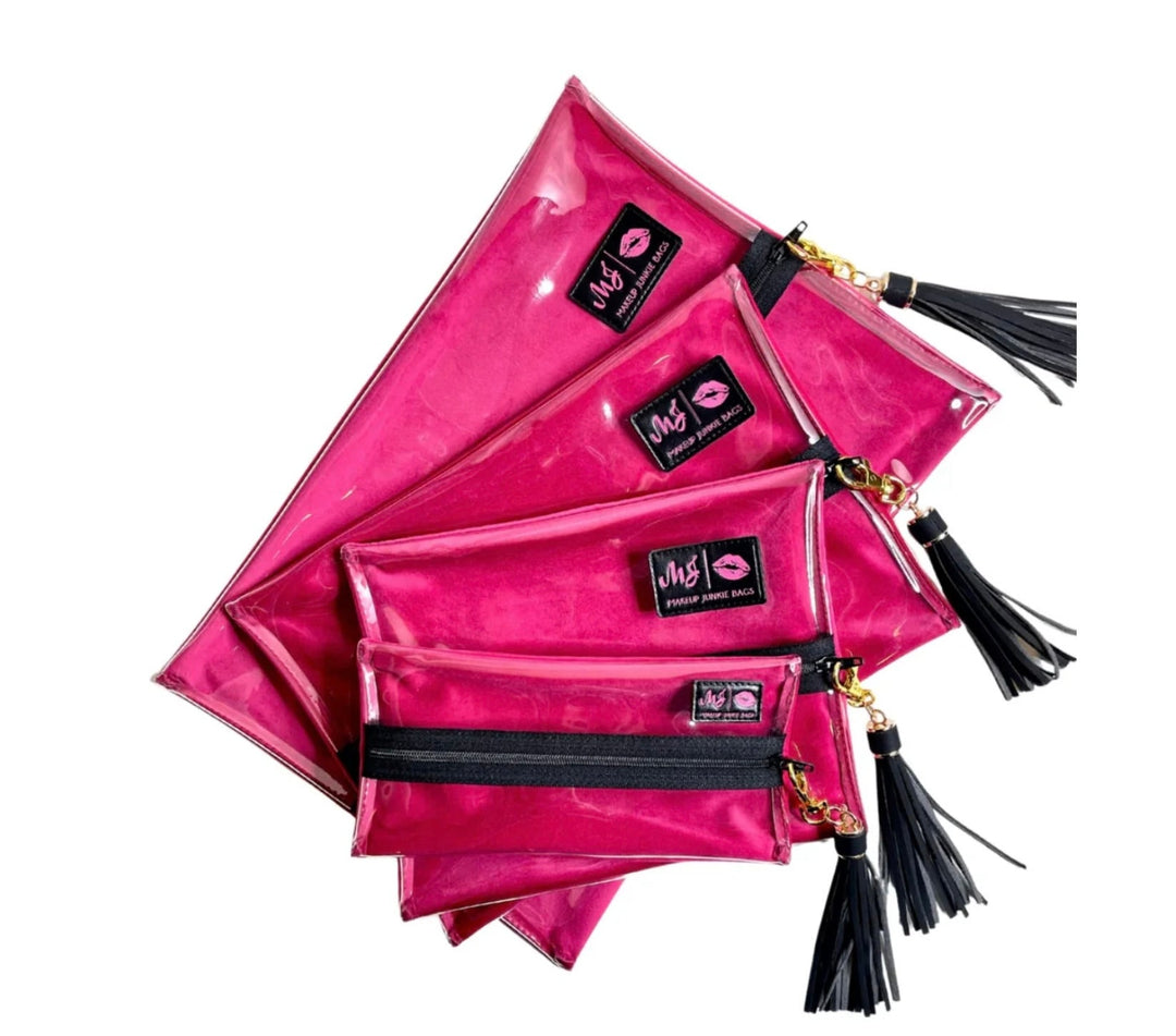 Clear Reese Makeup Junkie Bag - eloise boutique