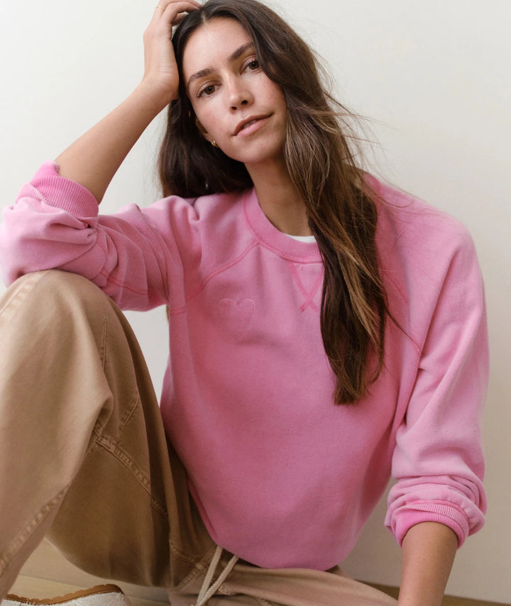 Cloud 9 Fleece Reversible Crewneck - eloise boutique