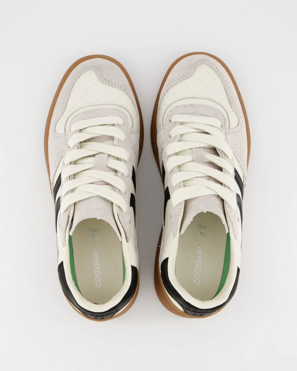 Coolway GOAL Black &amp; White Sneaker - eloise boutique