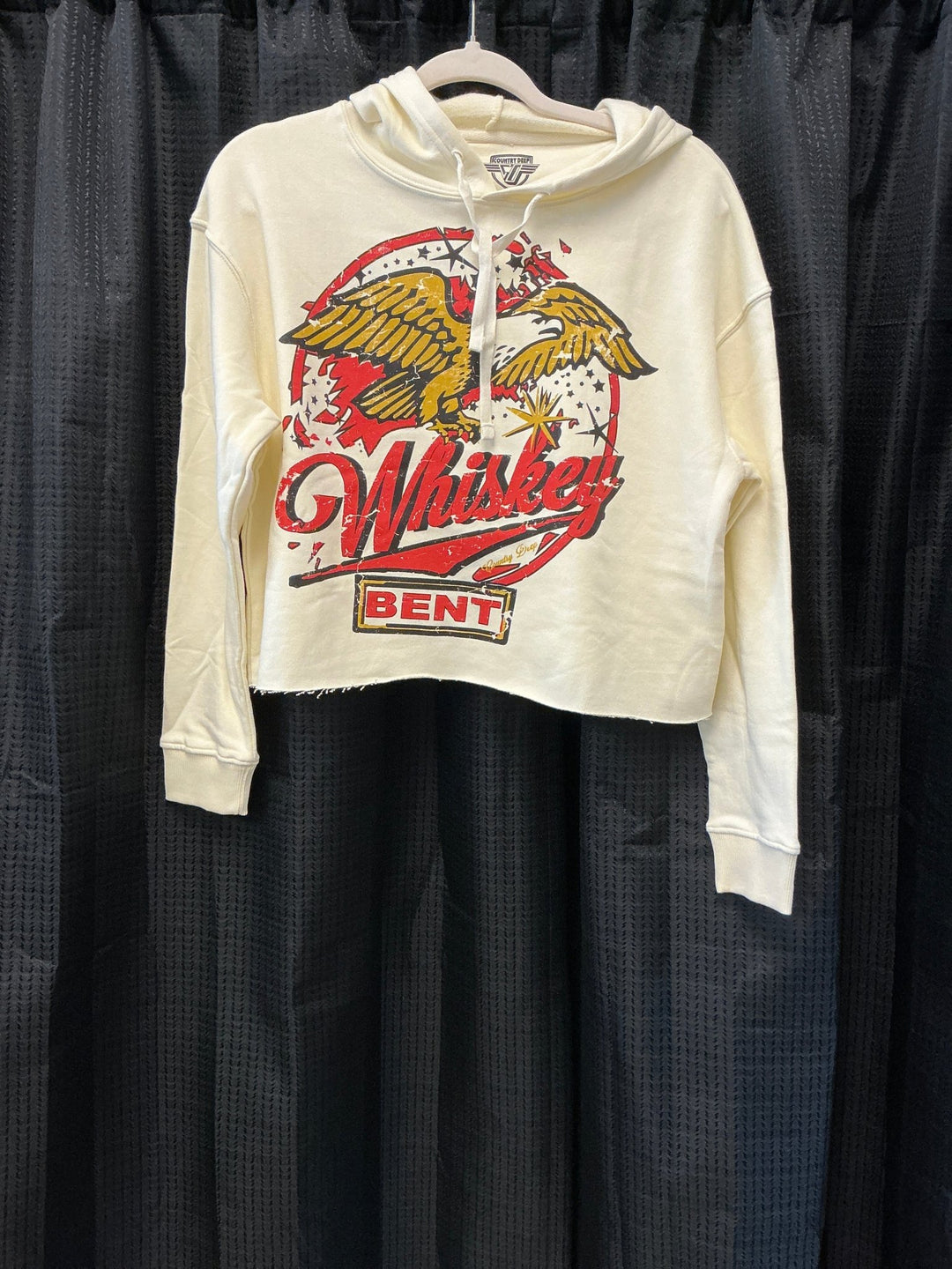 Country Deep Crop Whiskey Bent Hoody - eloise boutique