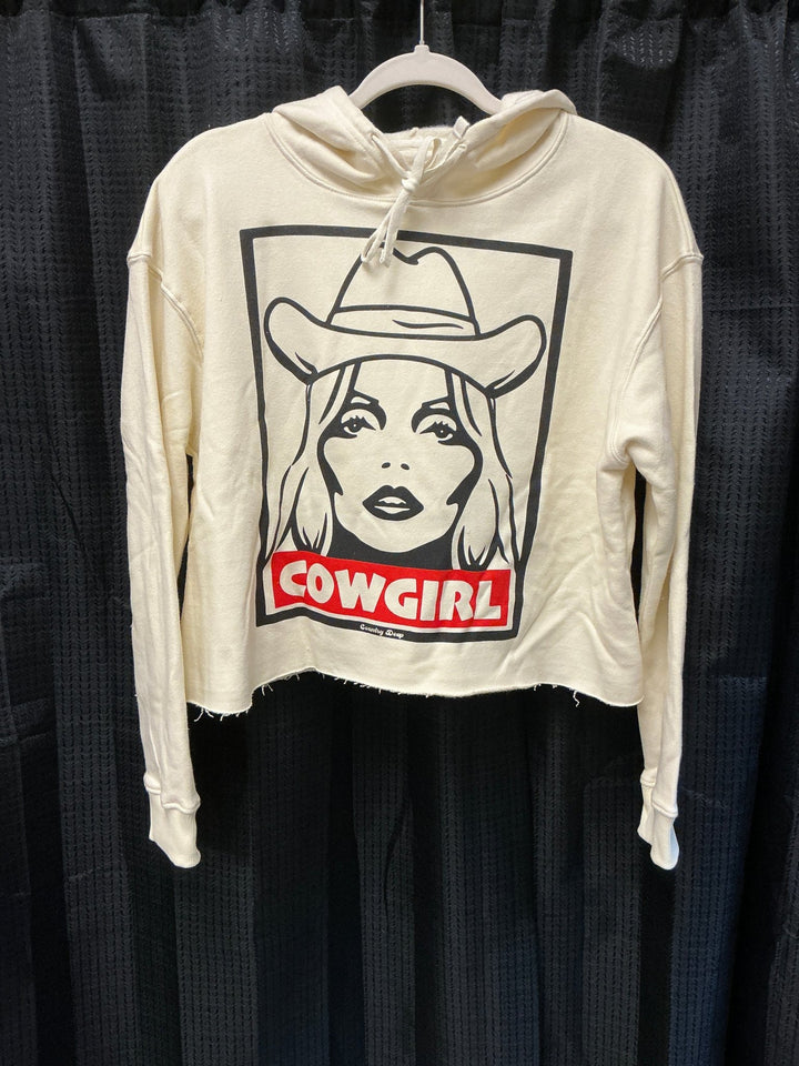 Crop Cowgirl Graphic Hoody - eloise boutique