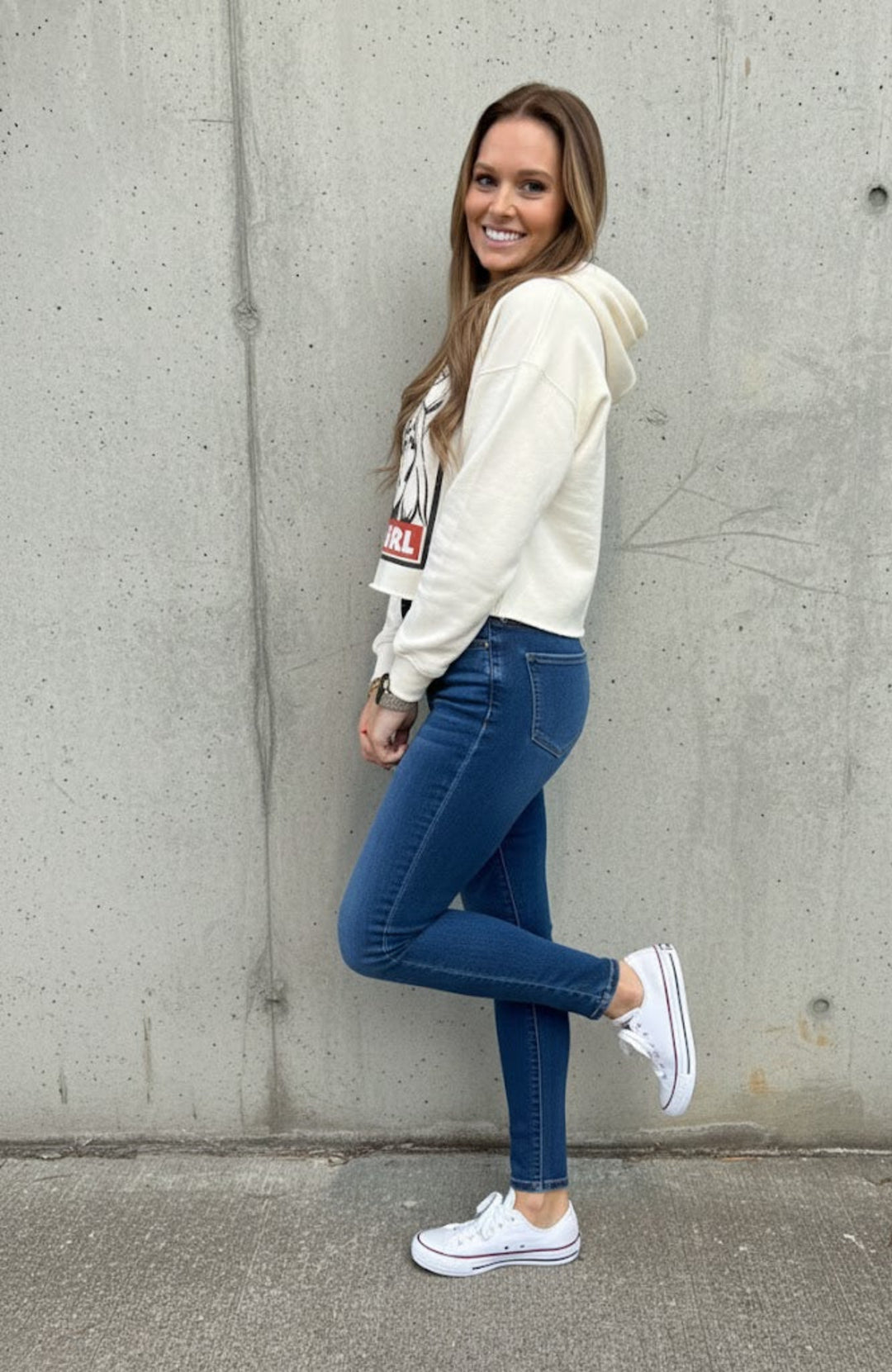 Crop Cowgirl Graphic Hoody - eloise boutique