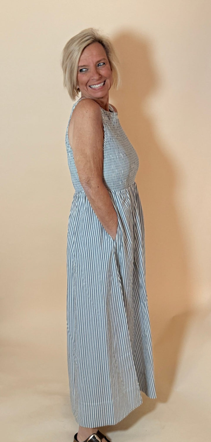 Darcy Poplin Smocked Dress - eloise boutique