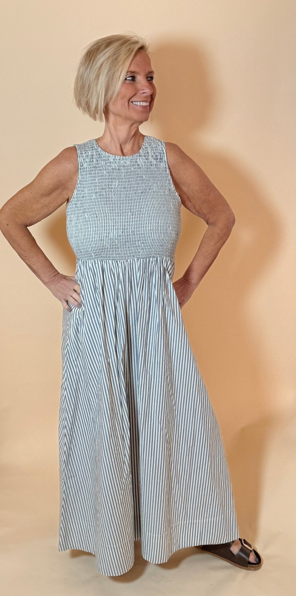 Darcy Poplin Smocked Dress - eloise boutique