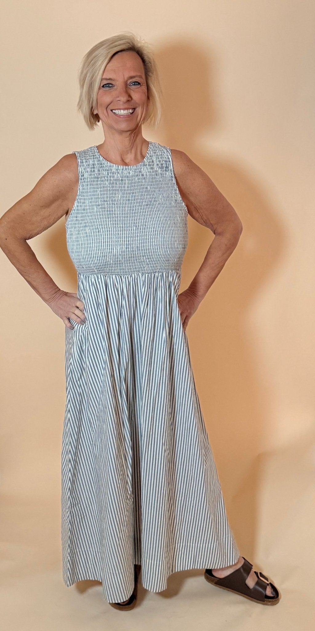 Darcy Poplin Smocked Dress - eloise boutique