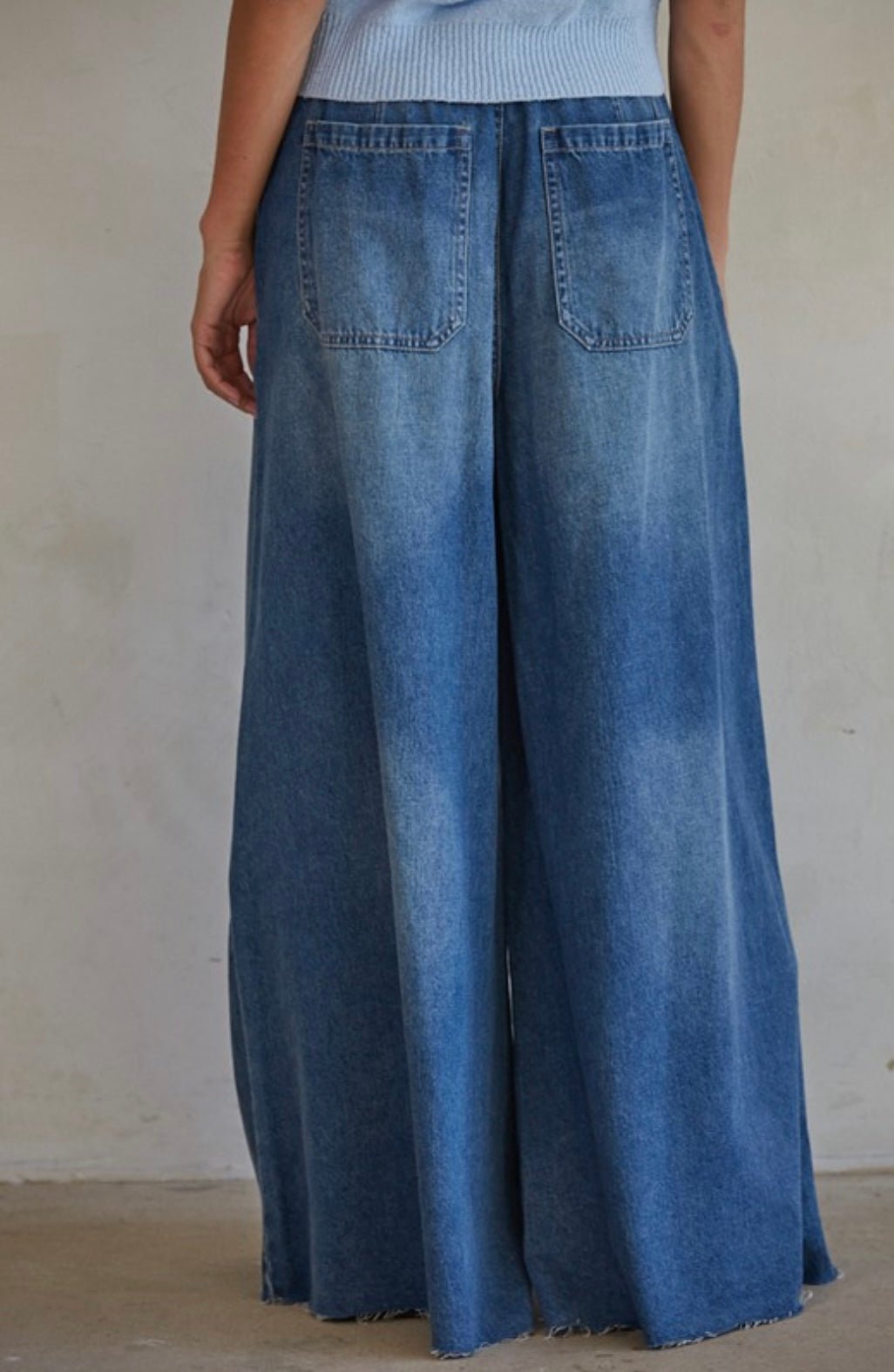 Dark Denim Bell Jar Pants - eloise boutique
