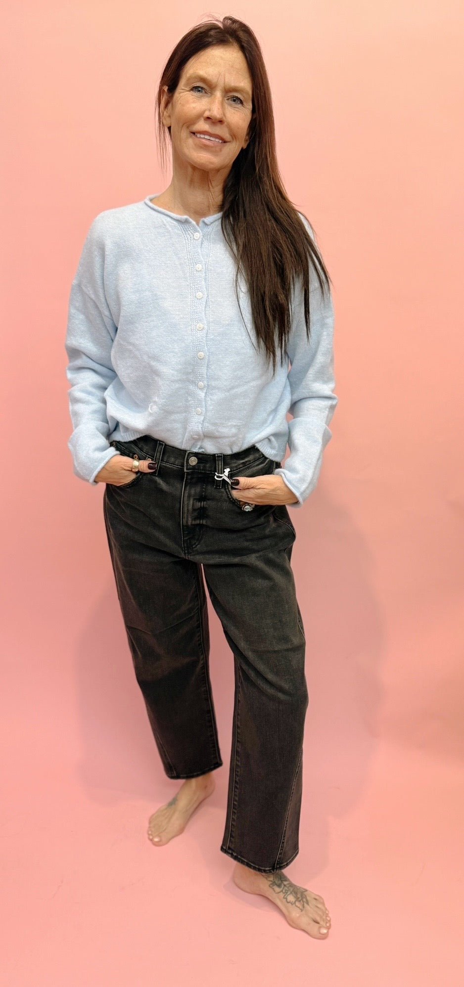 Daze Denim Westward Barrel Leg - eloise boutique
