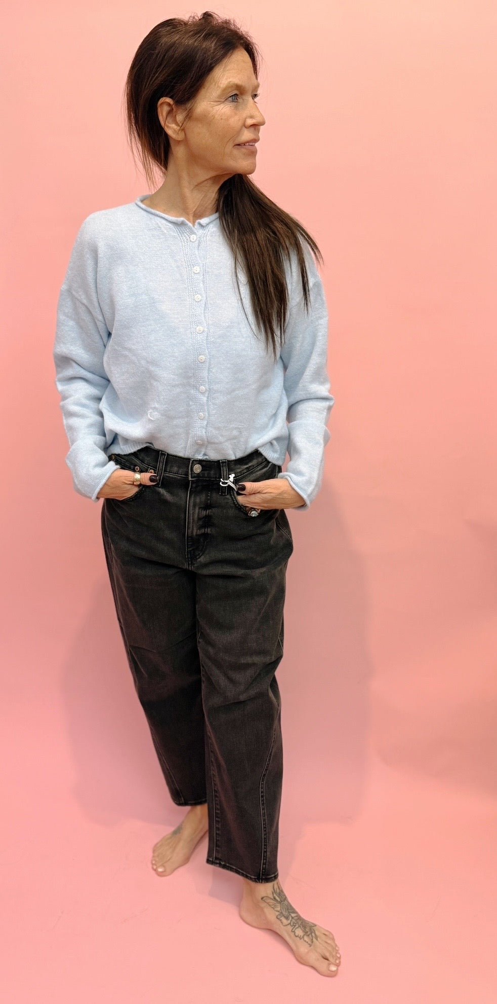 Daze Denim Westward Barrel Leg - eloise boutique