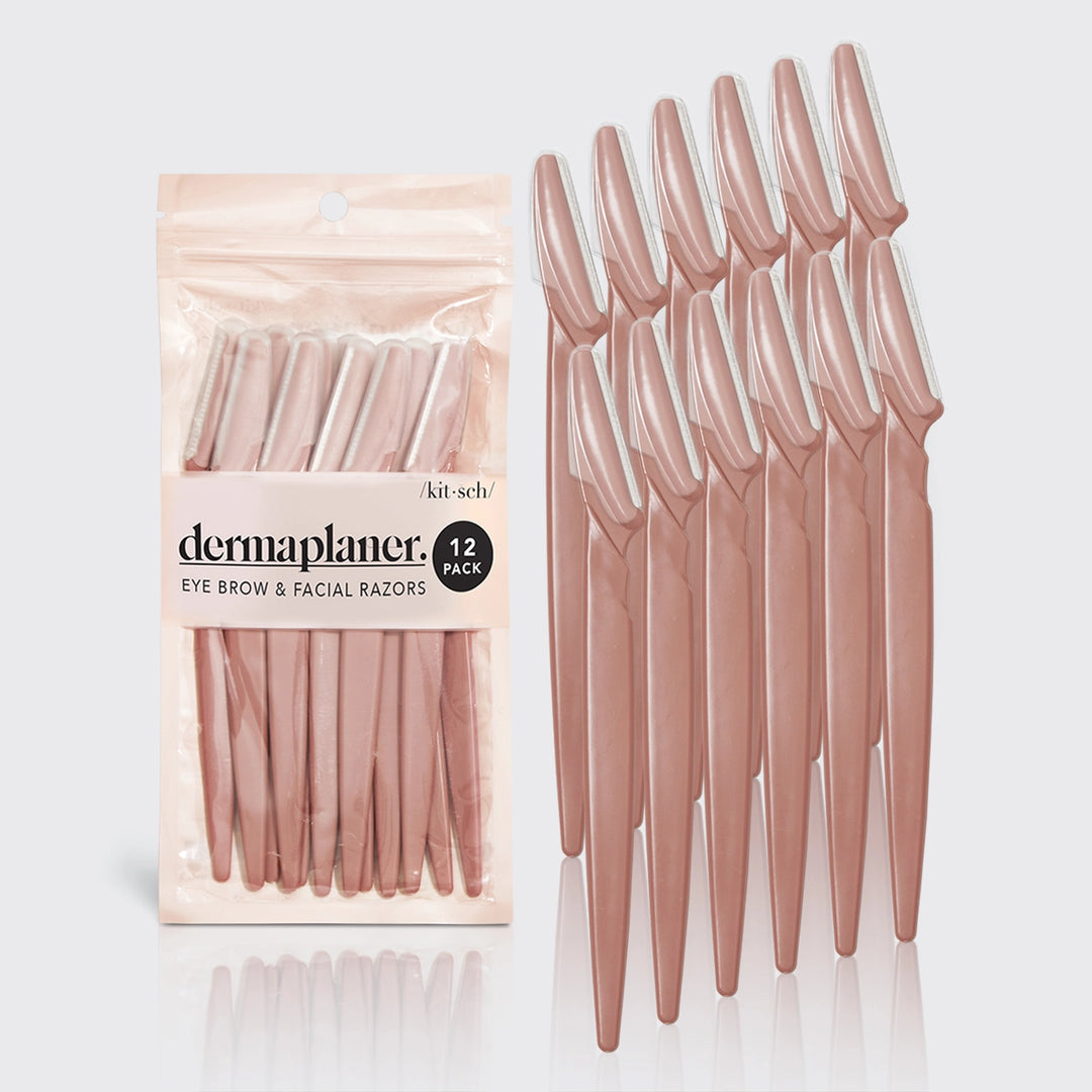 Kitsch dermaplane packaging on plain background