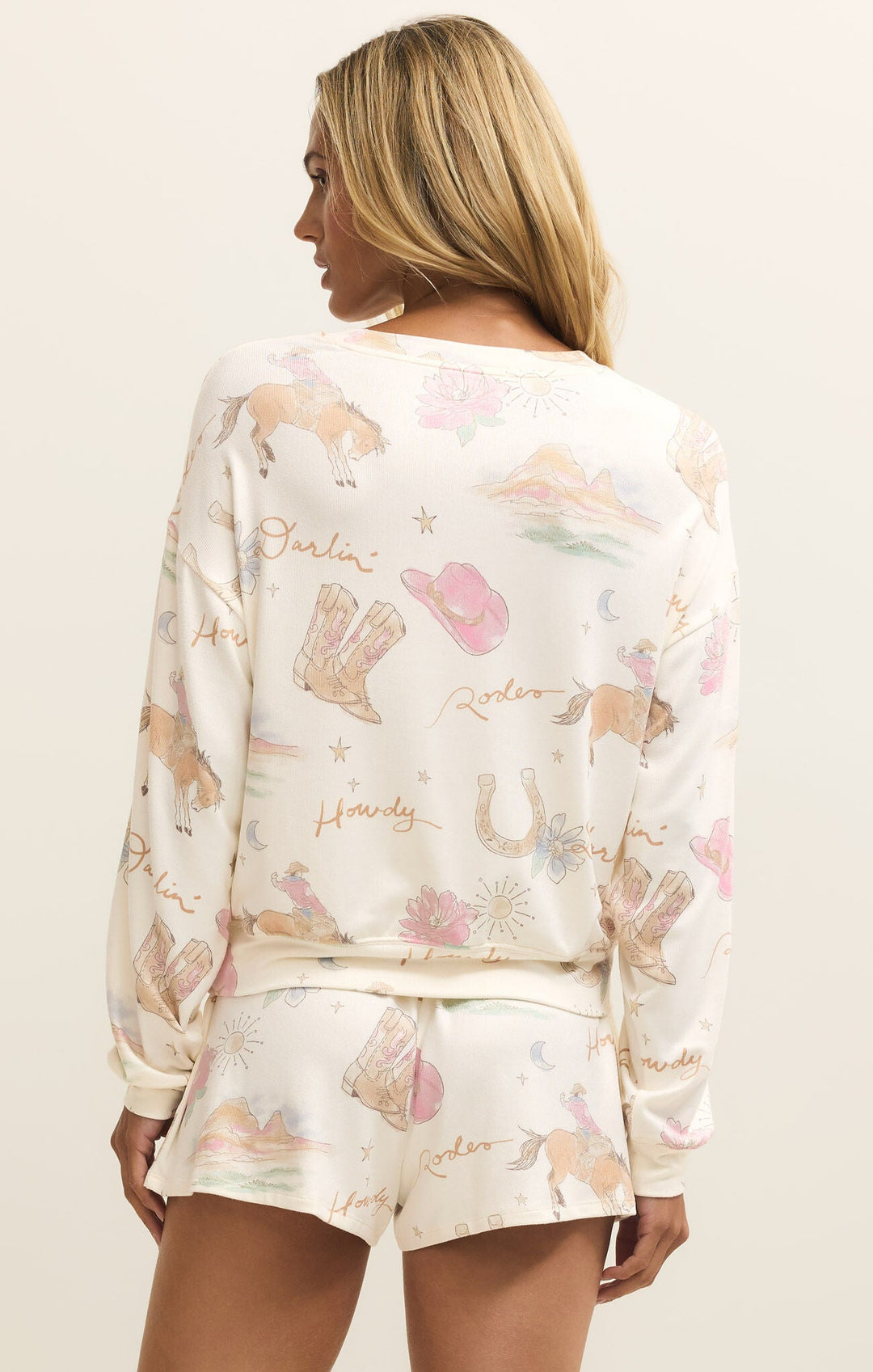 Desert Rose Long Sleeve Top - eloise boutique